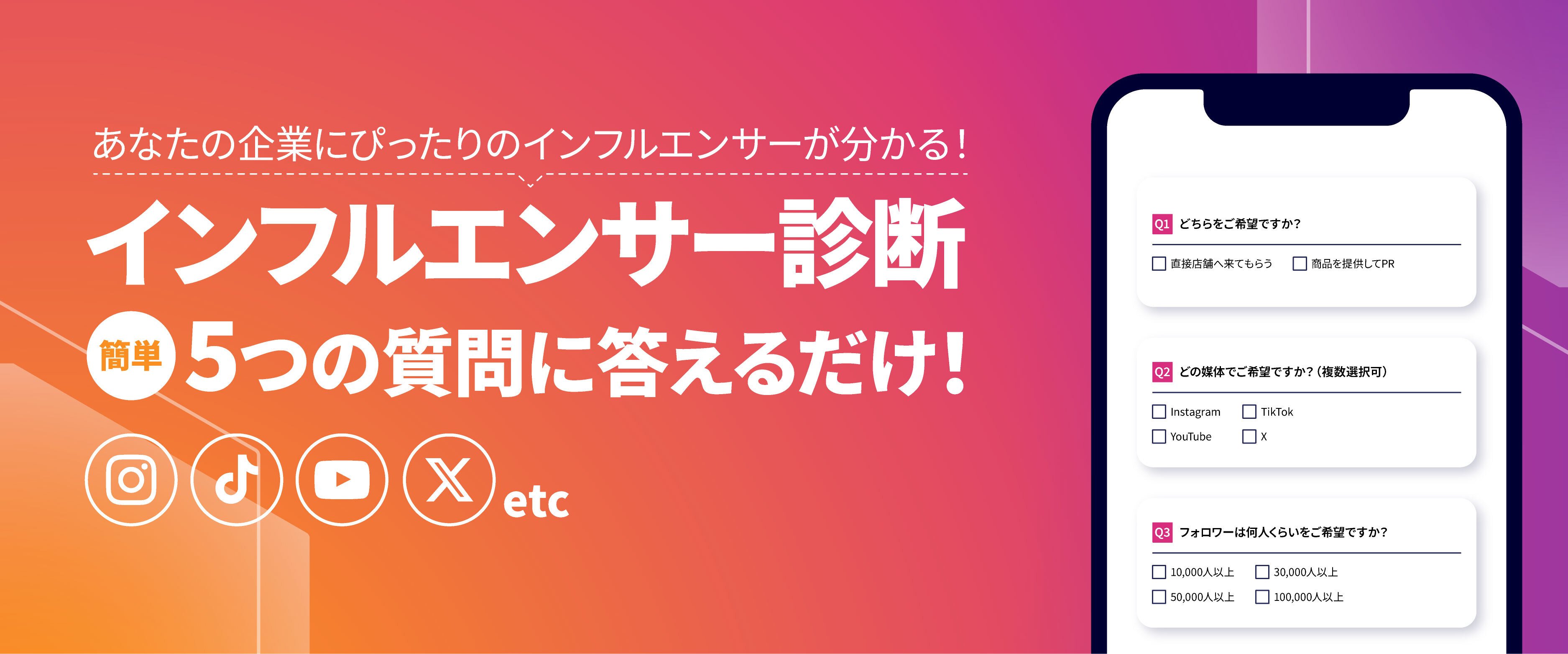 インフルエンサー診断