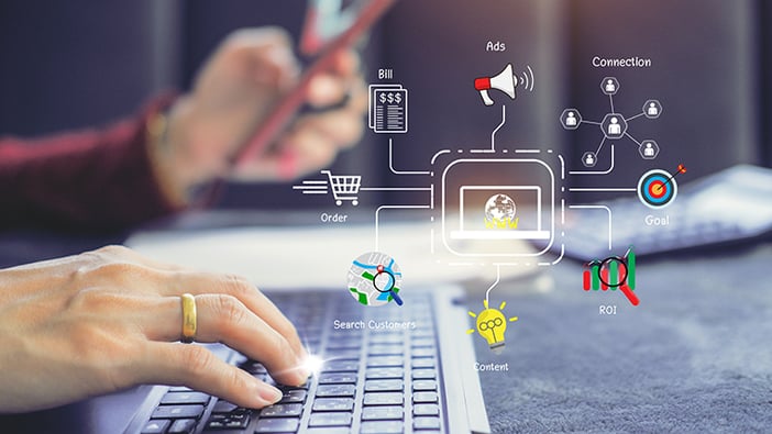 SNSマーケティングの株式会社ジャリアのSNS広告相関図イメージ