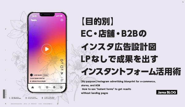 インスタ広告でLPなしでも成果を出すインスタントフォーム活用戦略のイメージ