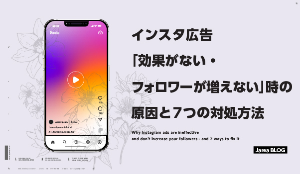 Instagram広告の成果改善フローと見直しポイントのイメージ