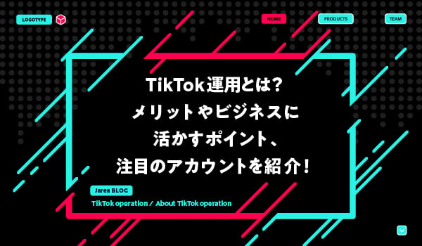 TikTokの運用について福岡の広告代理店が解説イメージ