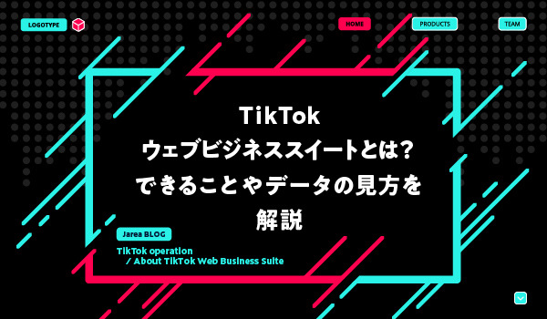 TikTokウェブビジネススイートについて解説